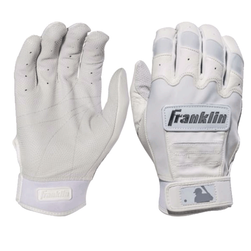 Franklin white sales batting gloves