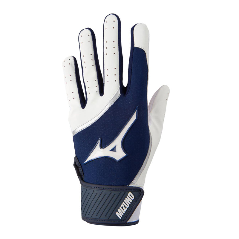 White mizuno cheap batting gloves