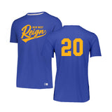 Russell Essential T-Shirt w/Players Number (New West Reign Fastpitch)