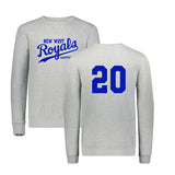 Russell Dri-Power Fleece Crewneck w/Players Number (New West Royals Fastpitch)