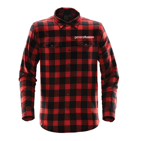 Stormtech Men's Logan Snap Flannel Plaid Shirt (General Fusion)