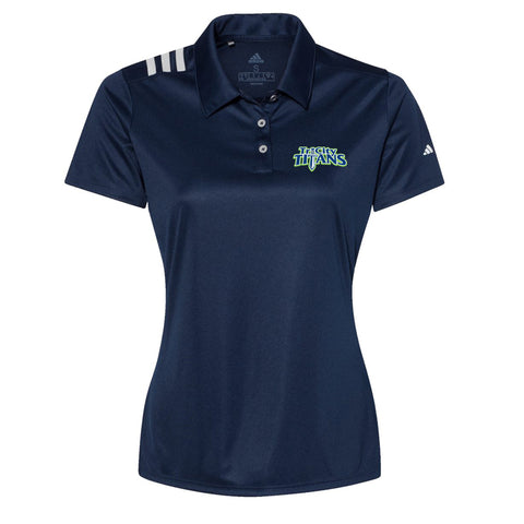 Adidas 3 Stripes Chest Polo Shirt - Ladies (Tri City Titans Coaches)