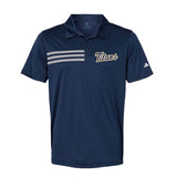 Adidas 3 Stripes Chest Polo Shirt - Mens (Tri City Titans Tournament Apparel)