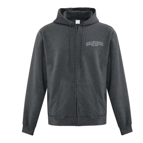 Cotton Full Zip Hoodie - Adult (Seaforth-Embroidered Logo) *Multiple Colors Available