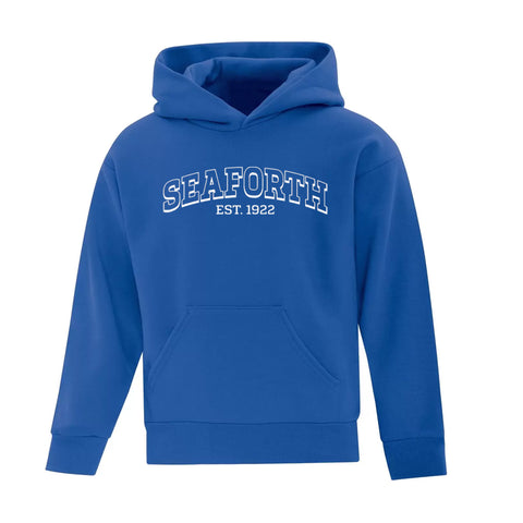 Cotton Hoodie - Youth (Seaforth-Silkscreened Logo) *Multiple Colors Available