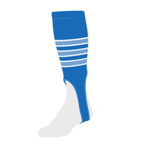 Striped Stirrup Socks (Delta Bluejays 2025 Senior Team)