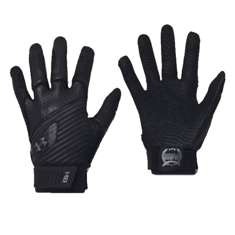 Under Armour Harper Pro 24 Batting Gloves - Black