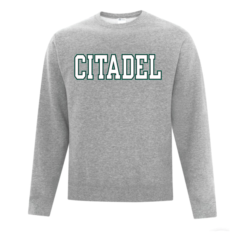 Gilden Crewneck Youth - Grey (Citadel Middle School) – Prostock ...