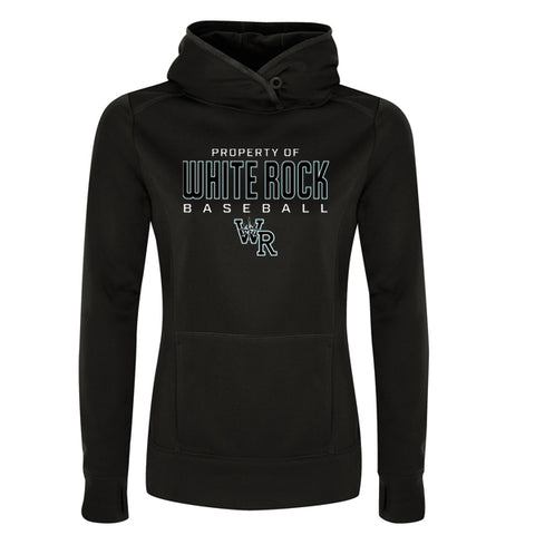 Ladies Performance Hood (White Rock Baseball) Available in Ladies Sizing Only