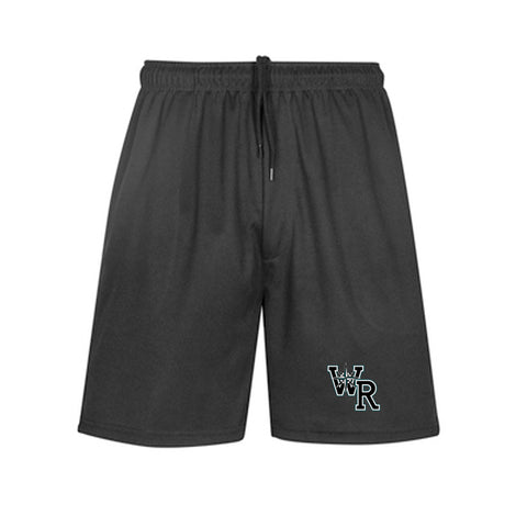 Performance Pocketed Short- Black (White Rock Baseball) - Available in Youth & Adult Sizing